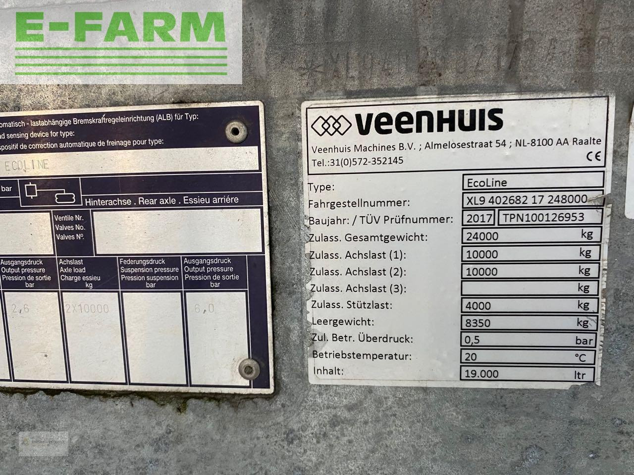 Traktors Veenhuis eco line 19000 liter: foto 14