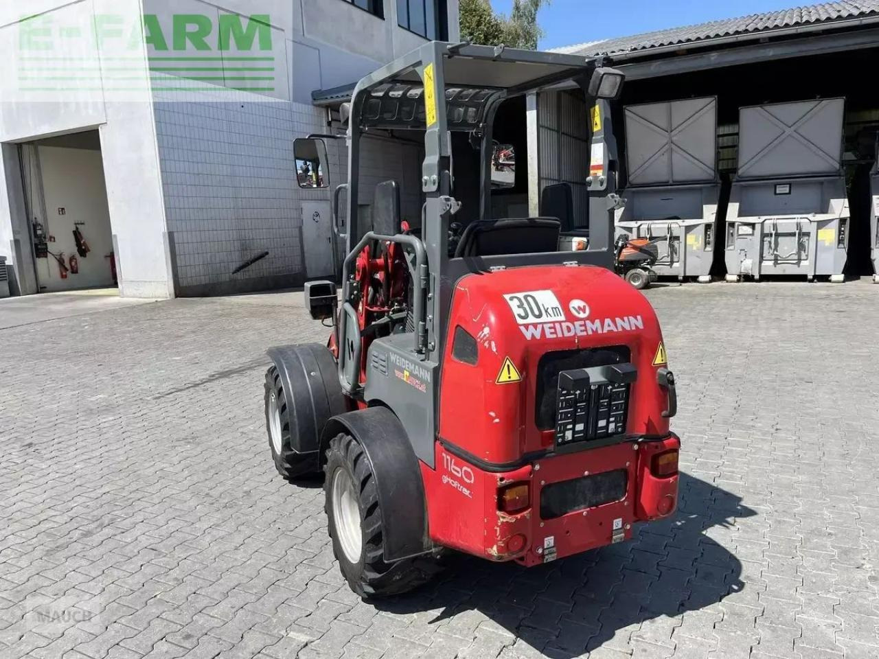 Riteņu iekrāvējs Weidemann 1160e mit typisierung, 310ah: foto 17