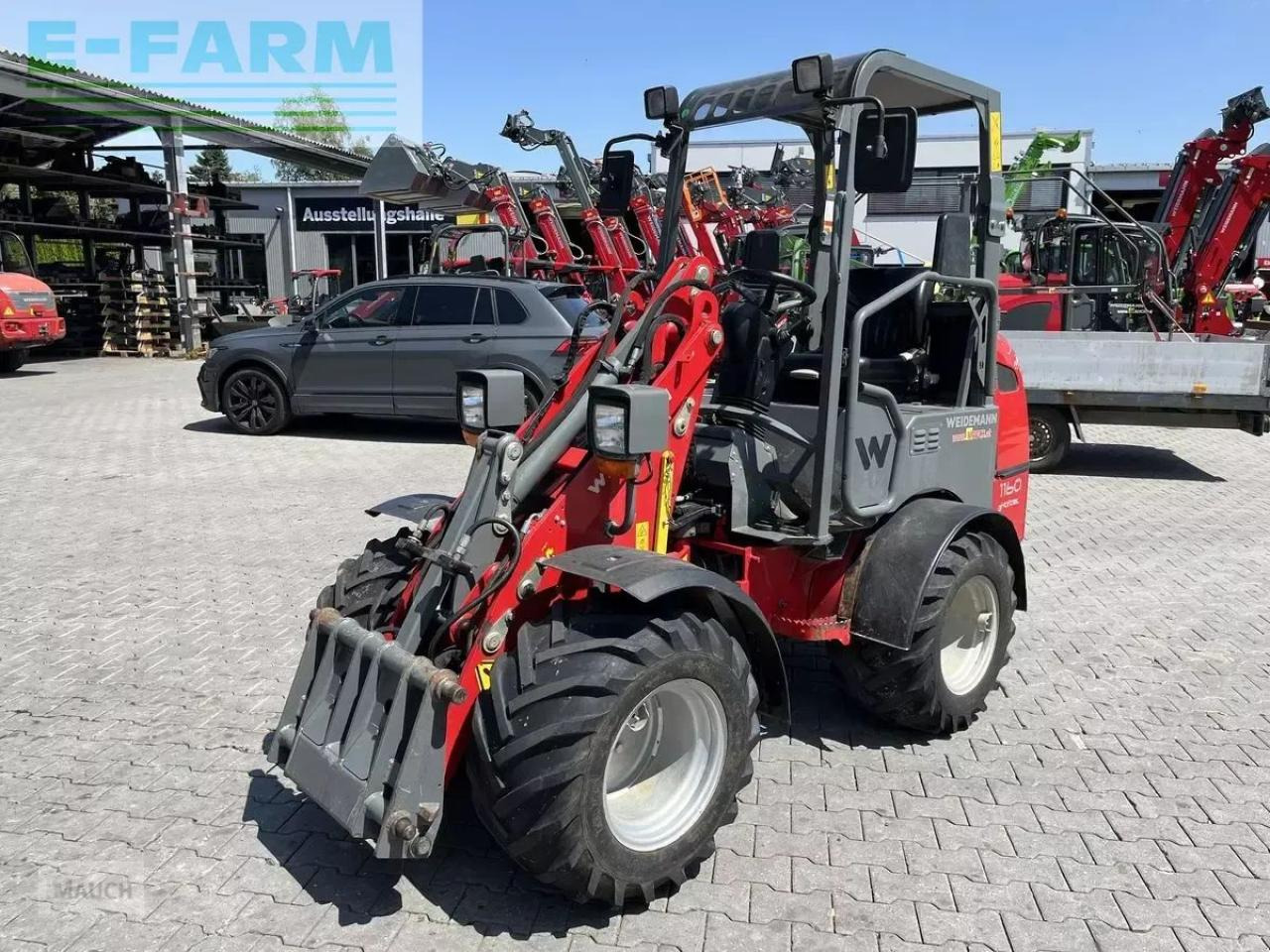 Riteņu iekrāvējs Weidemann 1160e mit typisierung, 310ah: foto 9