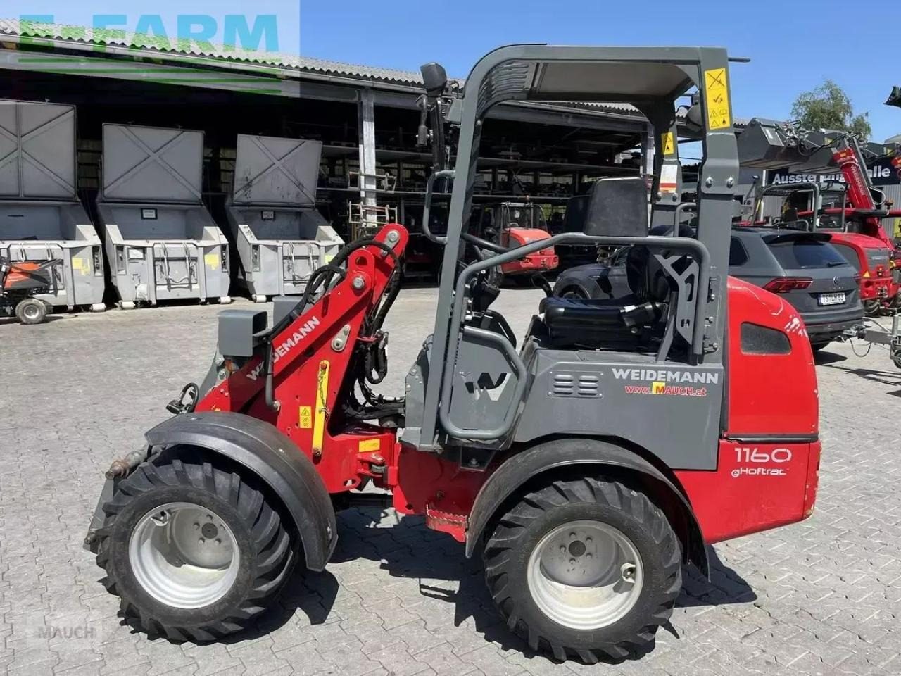 Riteņu iekrāvējs Weidemann 1160e mit typisierung, 310ah: foto 19