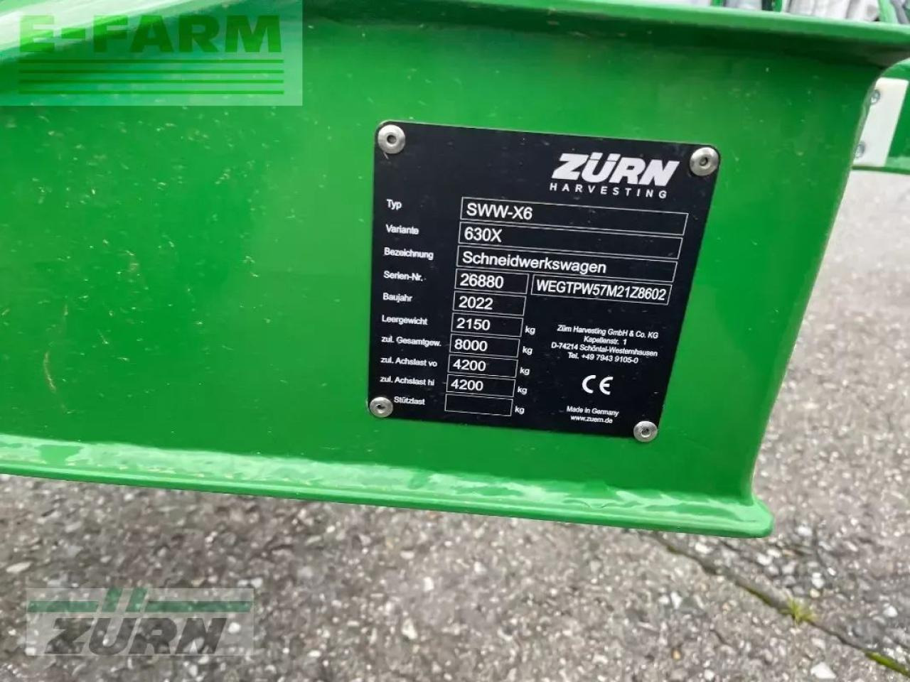 Zürn sww-x6 630x - Lopbarības kombaina papildaprīkojums: foto 5 Zürn sww-x6 630x - Lopbarības kombaina papildaprīkojums: foto 5
