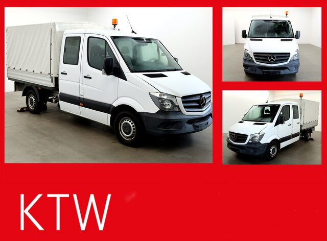 MERCEDES-BENZ Sprinter 214 CDI DOKA Pritsche,Klima,EURO6 - Furgons ar tentu, Kravas-pasažieru furgons: foto 1 MERCEDES-BENZ Sprinter 214 CDI DOKA Pritsche,Klima,EURO6 - Furgons ar tentu, Kravas-pasažieru furgons: foto 1