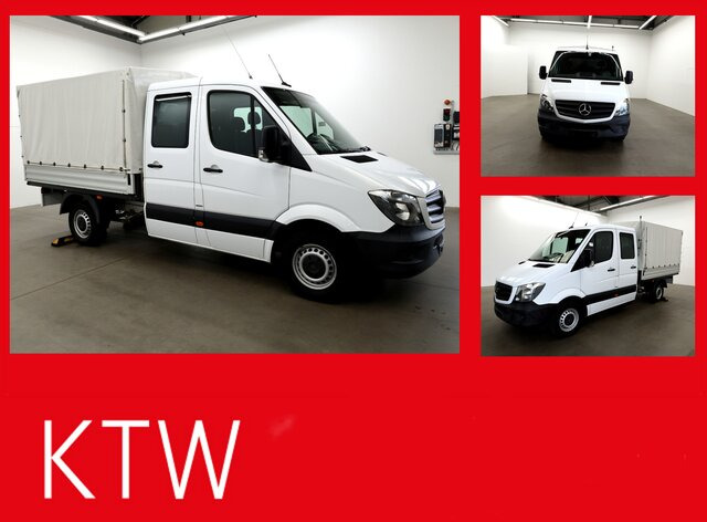 Automašīna ar kravas platformu, Kravas-pasažieru furgons MERCEDES-BENZ Sprinter 214 CDI DOKA Pritsche,Klima,EURO6: foto 1