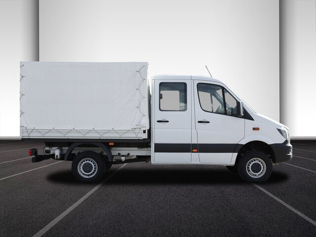 Automašīna ar kravas platformu, Kravas-pasažieru furgons MERCEDES-BENZ Sprinter 316CDI DOKA,Allrad,AHK,Standhzg....: foto 20