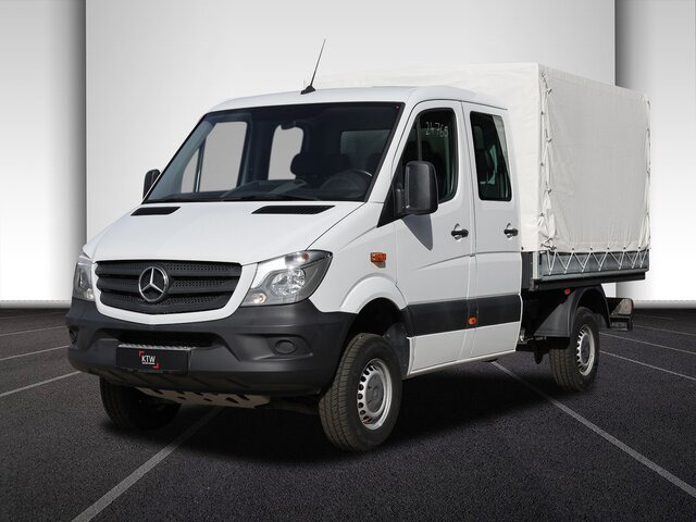 Automašīna ar kravas platformu, Kravas-pasažieru furgons MERCEDES-BENZ Sprinter 316CDI DOKA,Allrad,AHK,Standhzg....: foto 17