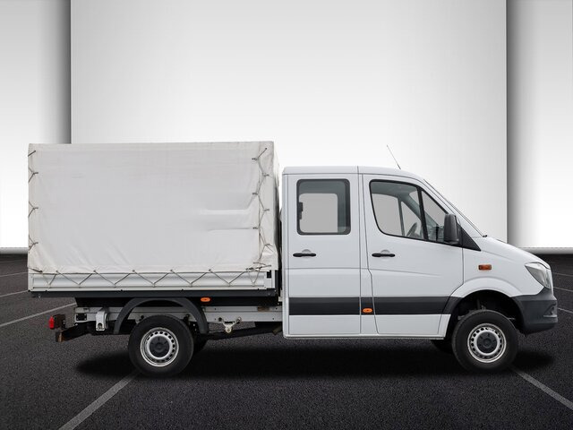 Automašīna ar kravas platformu, Kravas-pasažieru furgons MERCEDES-BENZ Sprinter 316CDI DOKA,Allrad,Klima: foto 19