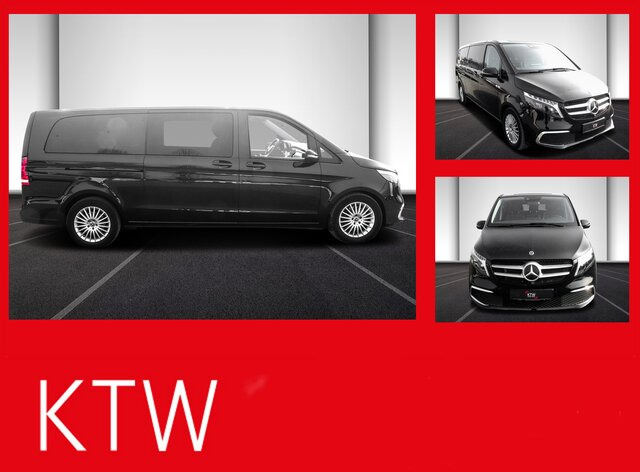 Mikroautobuss, Pasažieru furgons MERCEDES-BENZ V 300 Avantgarde Extralang,2xSchiebetür el.,AHK: foto 1