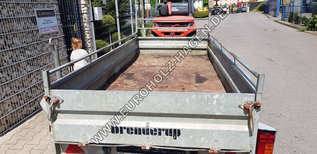 Bortu piekabe/ Platforma Brenderup Tandem Anhänger mit 2-Achsen: foto 17