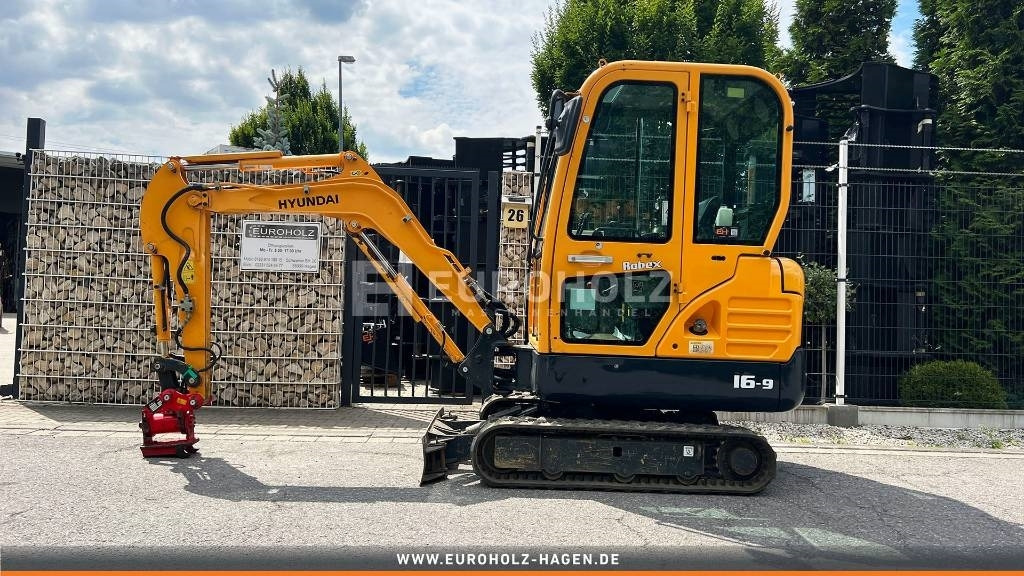 Hyundai Minibagger Robex 16.9, Powertilt, Schnellw. MS 01 - Mini-ekskavators: foto 1 Hyundai Minibagger Robex 16.9, Powertilt, Schnellw. MS 01 - Mini-ekskavators: foto 1