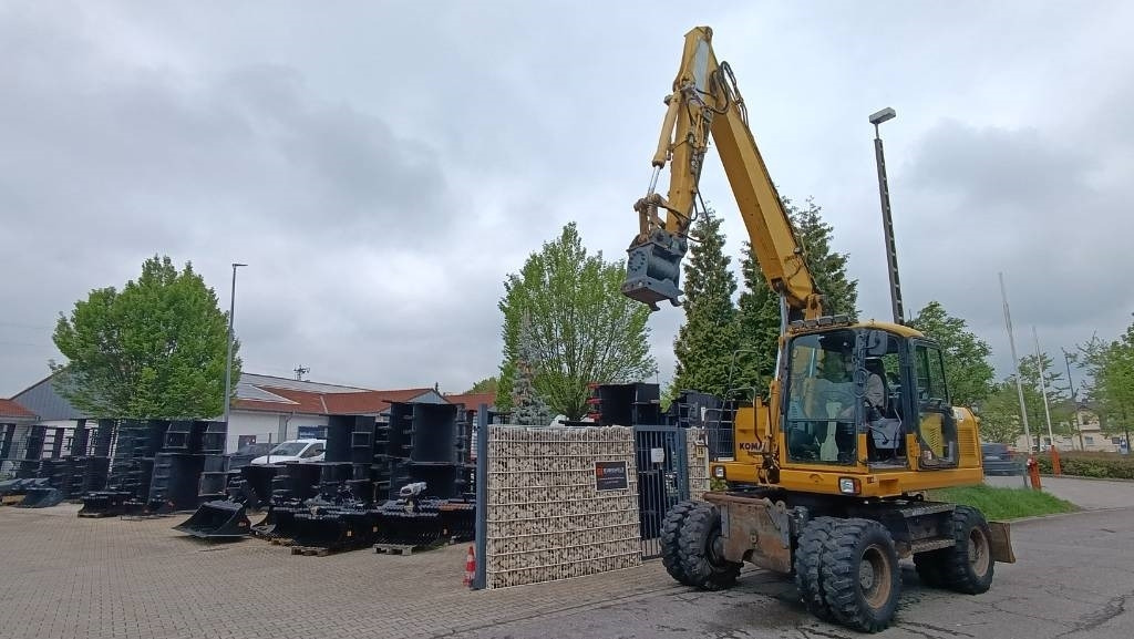 Komatsu PW 140 Mobilbagger Powertilt Schnellwechsler MS 10 - Riteņu ekskavators: foto 3 Komatsu PW 140 Mobilbagger Powertilt Schnellwechsler MS 10 - Riteņu ekskavators: foto 3