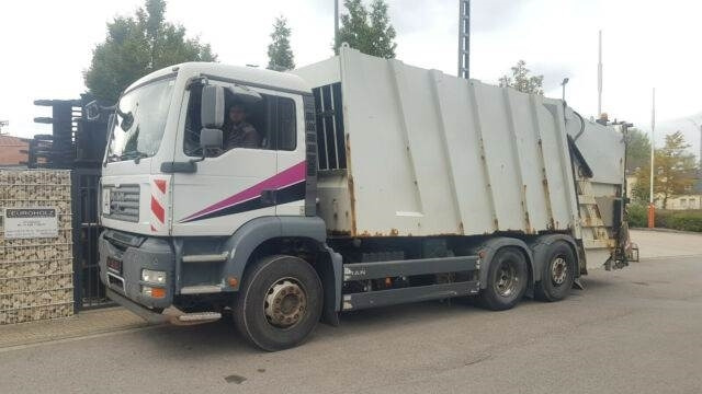 MAN Müllwagen 28.320 Klima Kamera Lenkachse - Atkritumu vedējs: foto 1 MAN Müllwagen 28.320 Klima Kamera Lenkachse - Atkritumu vedējs: foto 1
