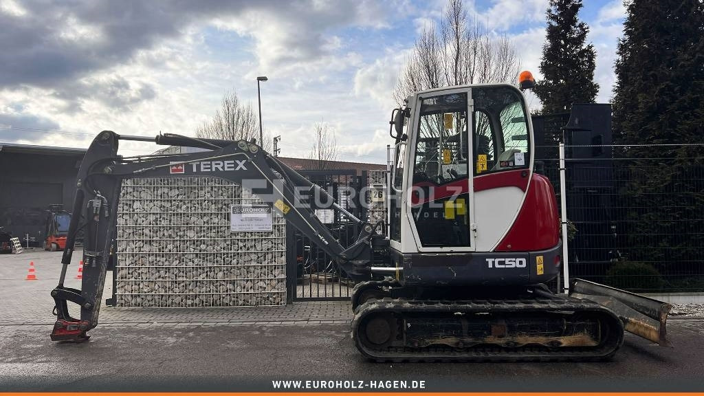 Terex Minibagger TC 50, Schnellwechsler MS03, Knickmatik - Mini-ekskavators: foto 2 Terex Minibagger TC 50, Schnellwechsler MS03, Knickmatik - Mini-ekskavators: foto 2