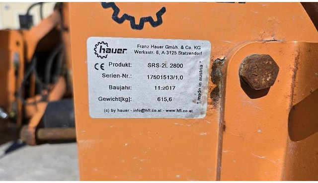 Sniega arkls Hauer Schneepflug SRL 2S 2800: foto 11