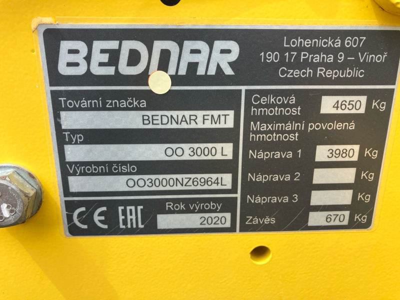 Bednar Omega OO 3000L - Sējmašīna: foto 4 Bednar Omega OO 3000L - Sējmašīna: foto 4