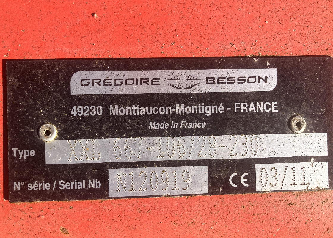 Gregoire-Besson XXL 667-106/28-230 - Disku ecēša: foto 2 Gregoire-Besson XXL 667-106/28-230 - Disku ecēša: foto 2