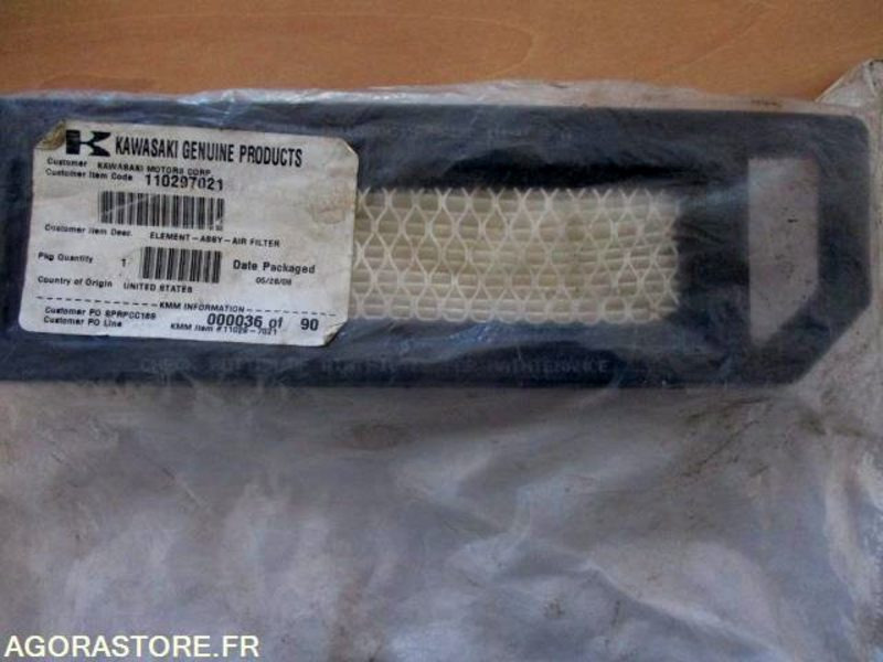 1 filtre à air moteur de marque KAWASAKI - Instrument/ Aprīkojums: foto 1 1 filtre à air moteur de marque KAWASAKI - Instrument/ Aprīkojums: foto 1