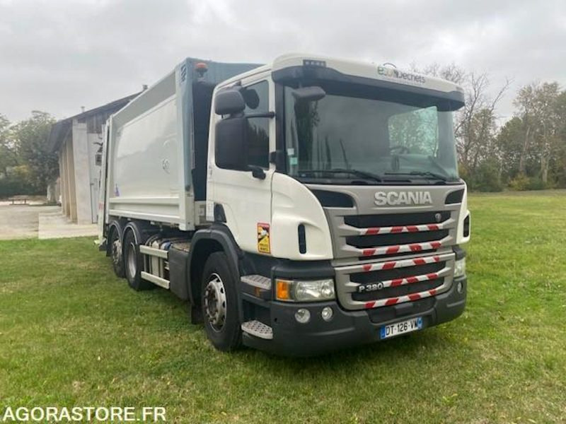 BOM SCANIA P 380 - 2015 - 164 000km - Atkritumu vedējs: foto 2 BOM SCANIA P 380 - 2015 - 164 000km - Atkritumu vedējs: foto 2