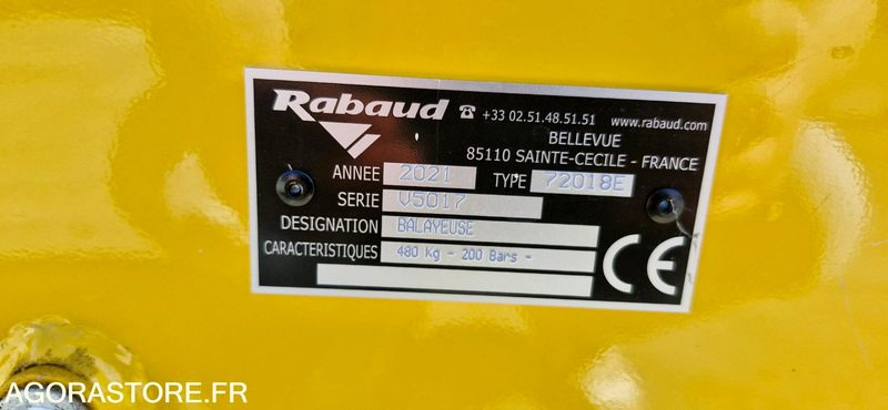Balayeuse de Voirie sur trois points - Ielu tīrīšanas mašīna: foto 2 Balayeuse de Voirie sur trois points - Ielu tīrīšanas mašīna: foto 2