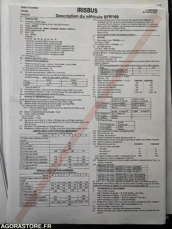CAR - IVECO - CROSSWAY - 2007 / 508763 KM - BR256LX - 073340 - Skolas autobuss: foto 5 CAR - IVECO - CROSSWAY - 2007 / 508763 KM - BR256LX - 073340 - Skolas autobuss: foto 5