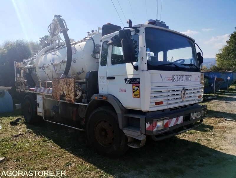 Camion 19t Hydrocureur Renault G300 Maxter – équipement Huwer - Asenizācijas mašīna: foto 1 Camion 19t Hydrocureur Renault G300 Maxter – équipement Huwer - Asenizācijas mašīna: foto 1