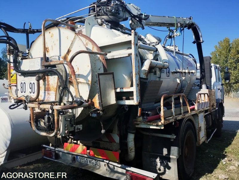 Camion 19t Hydrocureur Renault G300 Maxter – équipement Huwer - Asenizācijas mašīna: foto 5 Camion 19t Hydrocureur Renault G300 Maxter – équipement Huwer - Asenizācijas mašīna: foto 5