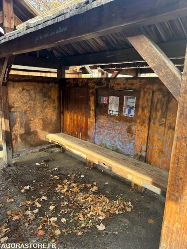 Lot de 2 abris bus bois - Citas iekārtas: foto 4 Lot de 2 abris bus bois - Citas iekārtas: foto 4