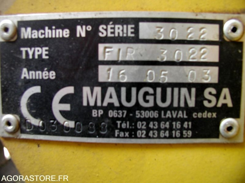 Gudronators FINISSEUR D’INTERVENTION RAPIDE - DAF - FIR 3000 - 2003 / 335000 KM: foto 9