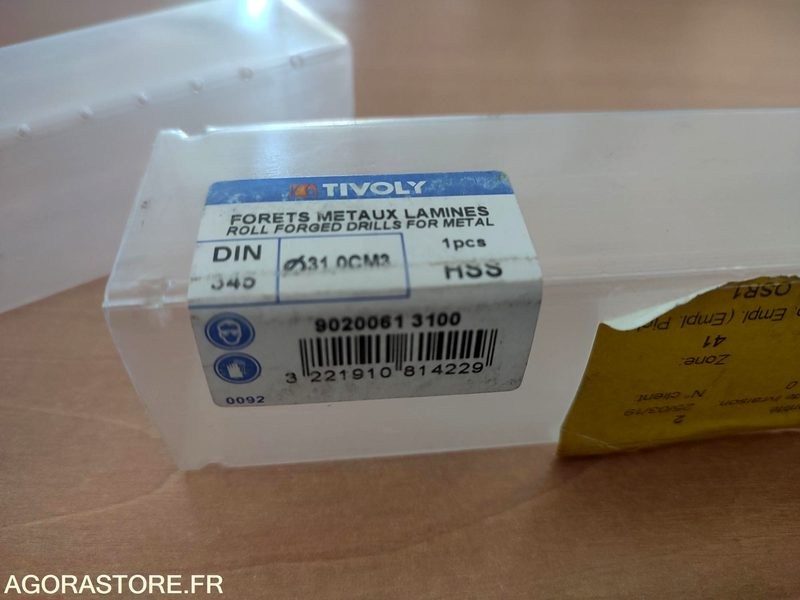 Foret Ø 31 CM³ HSS DIN 345 métaux laminés - Instrument/ Aprīkojums: foto 2 Foret Ø 31 CM³ HSS DIN 345 métaux laminés - Instrument/ Aprīkojums: foto 2