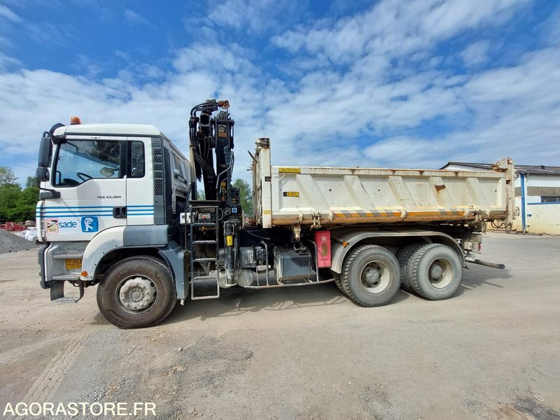 Camion 6x4 Tribenne/Grue - EV-196-SF / 2008 / 354 442 KM - Kravas automašīna: foto 1 Camion 6x4 Tribenne/Grue - EV-196-SF / 2008 / 354 442 KM - Kravas automašīna: foto 1