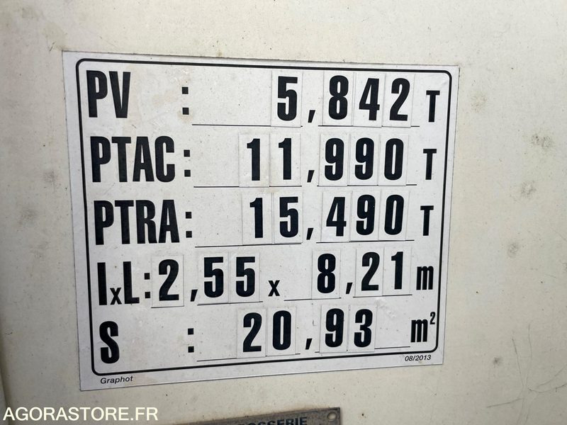 Kravas automašīna IVECO EUROCARGO PLATEAU - 2015 - 295 000KM: foto 8 Kravas automašīna IVECO EUROCARGO PLATEAU - 2015 - 295 000KM: foto 8