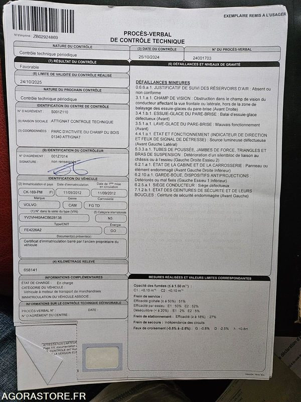 Porteur Volvo frigo - Kravas automašīna: foto 4 Porteur Volvo frigo - Kravas automašīna: foto 4