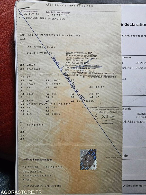 Porteur Volvo frigo - Kravas automašīna: foto 3 Porteur Volvo frigo - Kravas automašīna: foto 3