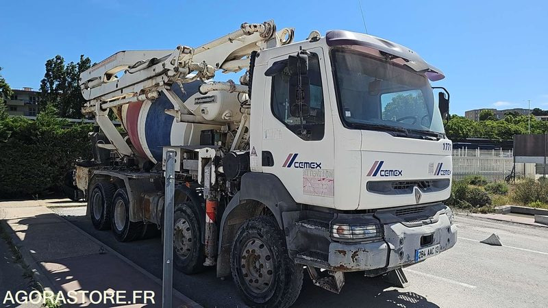 MALAXEUR POMPE A BETON RENAULT PREMIUM - 2004 / 346 794 KM - EXCLU EXPORT - Betona sūknis ar mikseri: foto 2 MALAXEUR POMPE A BETON RENAULT PREMIUM - 2004 / 346 794 KM - EXCLU EXPORT - Betona sūknis ar mikseri: foto 2