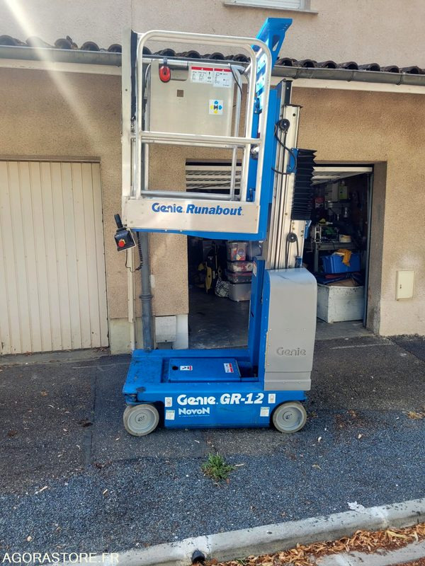 NACELLE GENIE GR12 NOVON 1H40 D'UTILISATION + REMORQUE 2 TONES ROUE DOLBY - Instrument/ Aprīkojums: foto 2 NACELLE GENIE GR12 NOVON 1H40 D'UTILISATION + REMORQUE 2 TONES ROUE DOLBY - Instrument/ Aprīkojums: foto 2