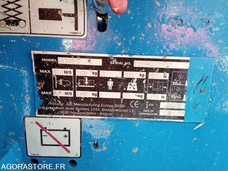 Nacelle electrique à ciseaux JLG 2030ES - Pacēlājs: foto 4 Nacelle electrique à ciseaux JLG 2030ES - Pacēlājs: foto 4