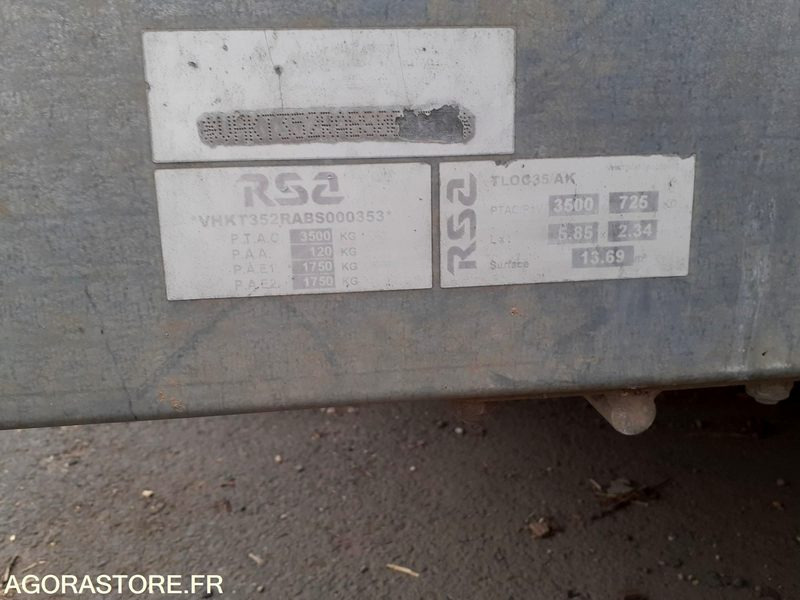 REMORQUE R.S.A - Piekabe: foto 5 REMORQUE R.S.A - Piekabe: foto 5