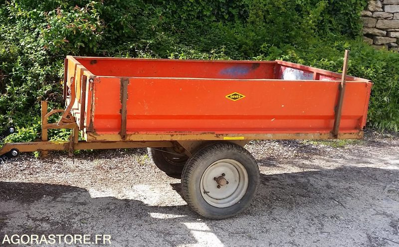 REMORQUE POUR TRACTEUR DE MARQUE DEVES BASCULANTE - Lauksaimniecības piekabe: foto 1 REMORQUE POUR TRACTEUR DE MARQUE DEVES BASCULANTE - Lauksaimniecības piekabe: foto 1