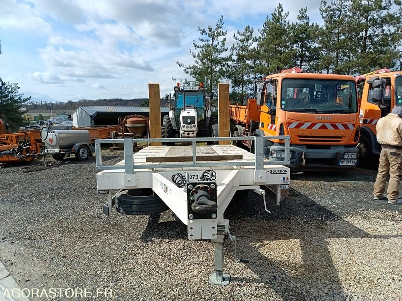 Remorque goudron 2 essieux PE80RD GT805LQ - Bortu puspiekabe/ Platforma: foto 3 Remorque goudron 2 essieux PE80RD GT805LQ - Bortu puspiekabe/ Platforma: foto 3