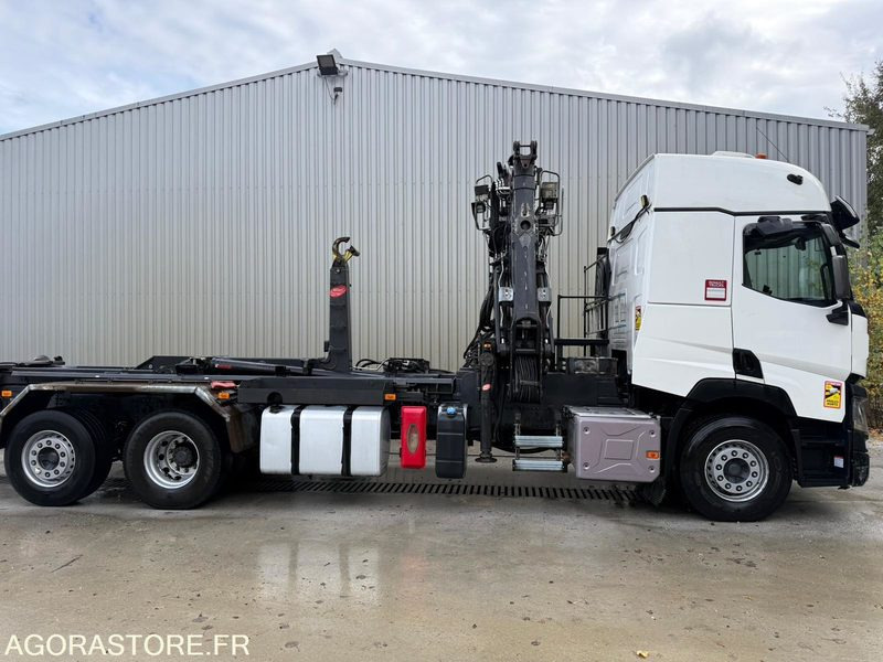 Renault porteur C460 Ampliroll Grue 6x2 remorquant - Pacēlājs ar āķi: foto 1 Renault porteur C460 Ampliroll Grue 6x2 remorquant - Pacēlājs ar āķi: foto 1
