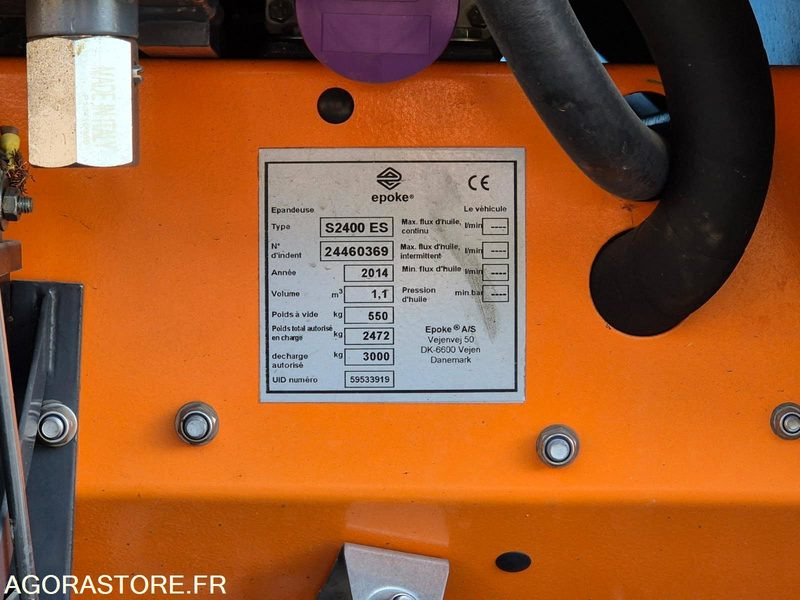 SALEUSE EPOKE S2400 ES 2014 AVEC MOTEUR AUXILIAIRE - Dārza tehnika: foto 2 SALEUSE EPOKE S2400 ES 2014 AVEC MOTEUR AUXILIAIRE - Dārza tehnika: foto 2