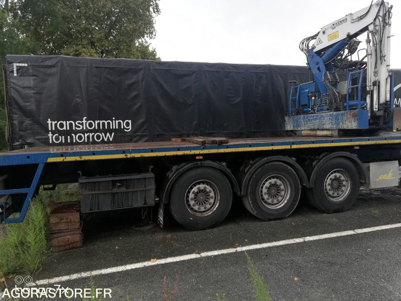 Semi-remorque Royen grue roulante Kennis 2014 (3971) - Bortu puspiekabe/ Platforma: foto 1 Semi-remorque Royen grue roulante Kennis 2014 (3971) - Bortu puspiekabe/ Platforma: foto 1