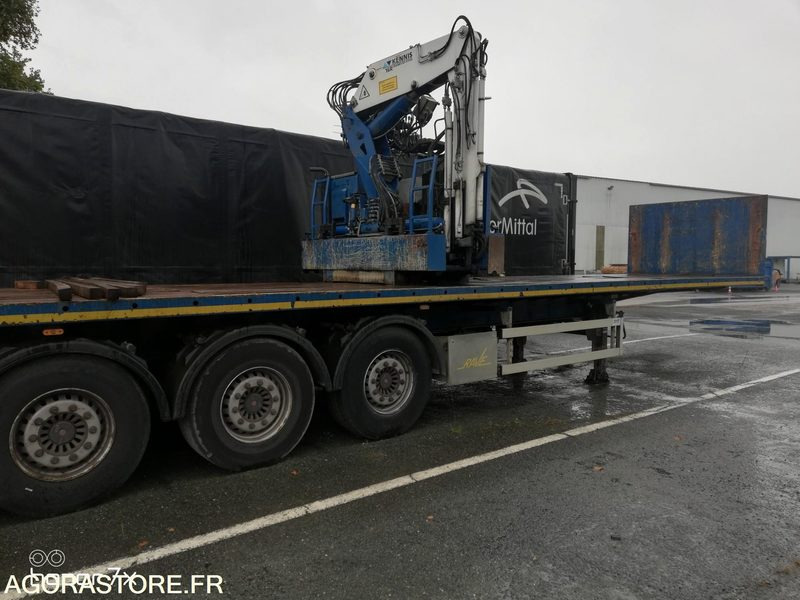 Semi-remorque Royen grue roulante Kennis 2014 (3971) - Bortu puspiekabe/ Platforma: foto 2 Semi-remorque Royen grue roulante Kennis 2014 (3971) - Bortu puspiekabe/ Platforma: foto 2