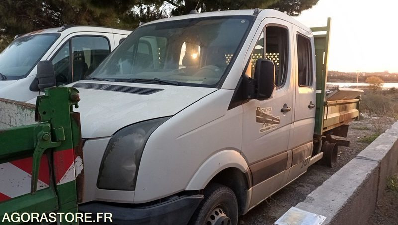 VOLKSWAGEN CRAFTER benne double cabine - 2011 - 213750kms - BL-964-FA - Komercauto pašizgāzējs: foto 1 VOLKSWAGEN CRAFTER benne double cabine - 2011 - 213750kms - BL-964-FA - Komercauto pašizgāzējs: foto 1