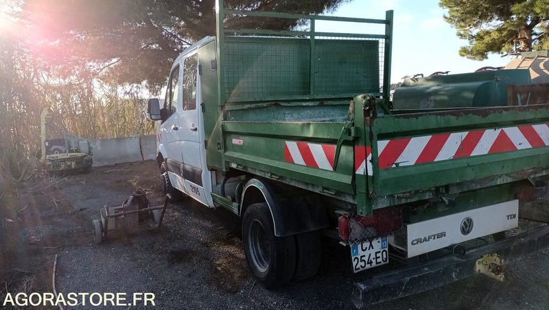 Wolkswagen Crafter benne double cabine - 2013 - CX-254-EQ - Komercauto pašizgāzējs: foto 2 Wolkswagen Crafter benne double cabine - 2013 - CX-254-EQ - Komercauto pašizgāzējs: foto 2