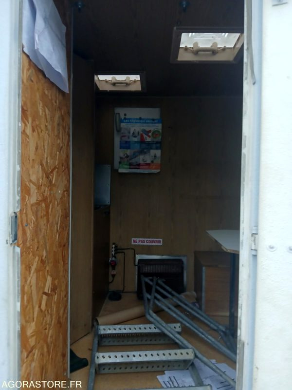 Roulotte chantier - Celtniecības konteiners, Piekabe: foto 5 Roulotte chantier - Celtniecības konteiners, Piekabe: foto 5