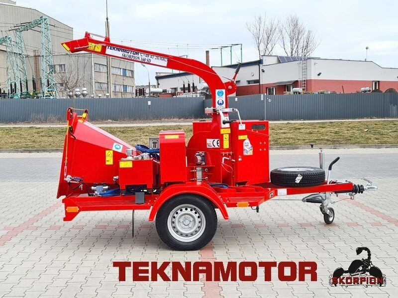 Teknamotor Skorpion 160 SD - Šķeldotājs: foto 1 Teknamotor Skorpion 160 SD - Šķeldotājs: foto 1
