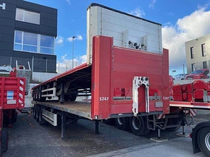 Fliegl SDS350 - Bortu puspiekabe/ Platforma: foto 1 Fliegl SDS350 - Bortu puspiekabe/ Platforma: foto 1