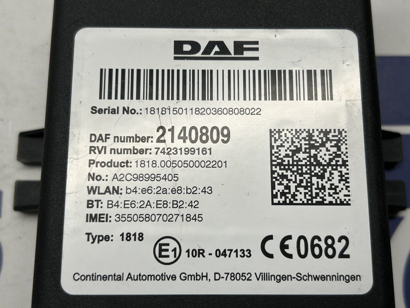 DAF GPS module - Elektroniskais vadības bloks (ECU) - Kravas automašīna: foto 4 DAF GPS module - Elektroniskais vadības bloks (ECU) - Kravas automašīna: foto 4