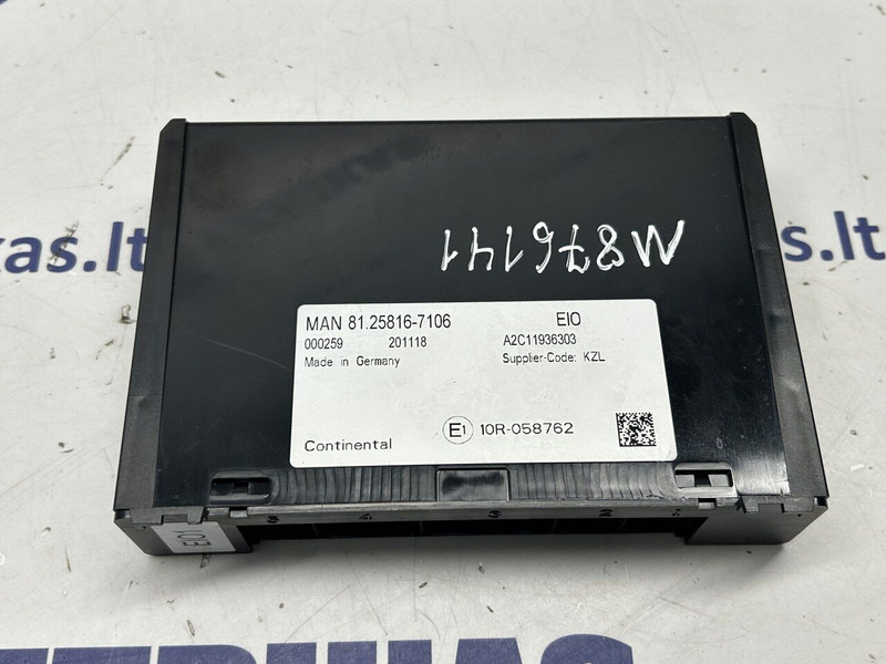 MAN EIO - Elektroniskais vadības bloks (ECU) - Kravas automašīna: foto 1 MAN EIO - Elektroniskais vadības bloks (ECU) - Kravas automašīna: foto 1
