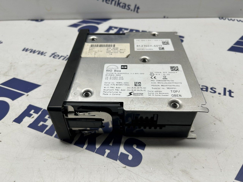 MAN RIO Telematik Bordmodul 3 - Elektroniskais vadības bloks (ECU) - Kravas automašīna: foto 4 MAN RIO Telematik Bordmodul 3 - Elektroniskais vadības bloks (ECU) - Kravas automašīna: foto 4